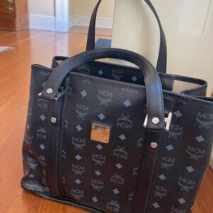 MCM Black Shopper Bag